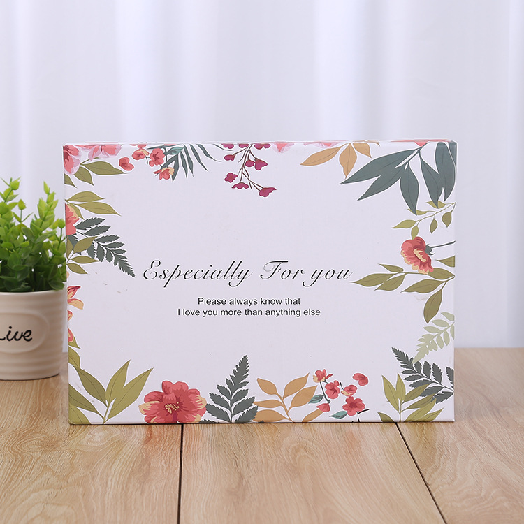 厂家供应通用首饰礼品盒包装定做折叠翻盖彩印纸盒可定制logo批发