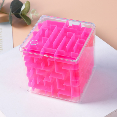 Children's toys three-dimensional maze walking beads brain focus puzzle 3D maze parent-child toys small Rubik's Cube wholesale