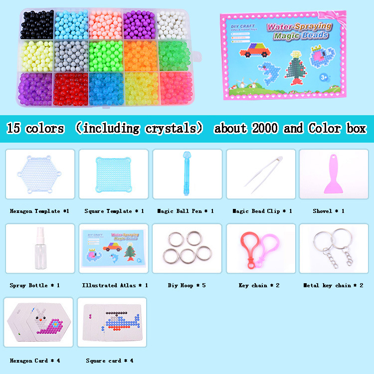 15 cells with crystal color