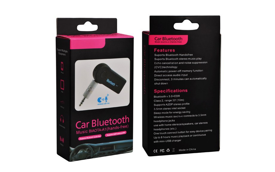 Bluetooth Adapter Car 3.5mm Aux Wireless Receiver Audio 5.0 Wireless USB Interface Extender Audio