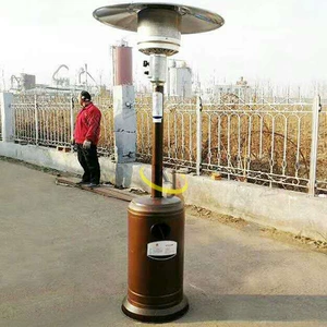 Гэзовый нагреватель в форме зонтика.