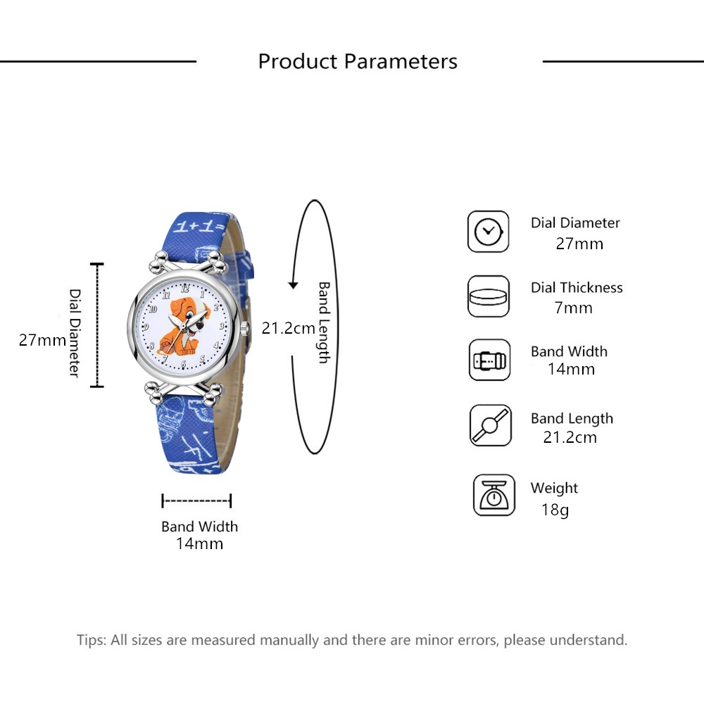 Lindo Dibujos Animados Perro Hebilla Cuarzo Relojes Para Niños display picture 1
