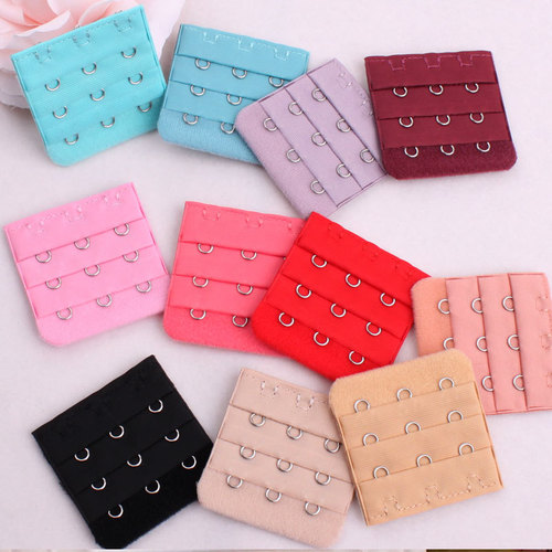 Middle three-row button bra, extended buckle, extension buckle, underwear, extended back buckle, 3 rows, 3 buckles, extended belt, buckle distance 1.5cm