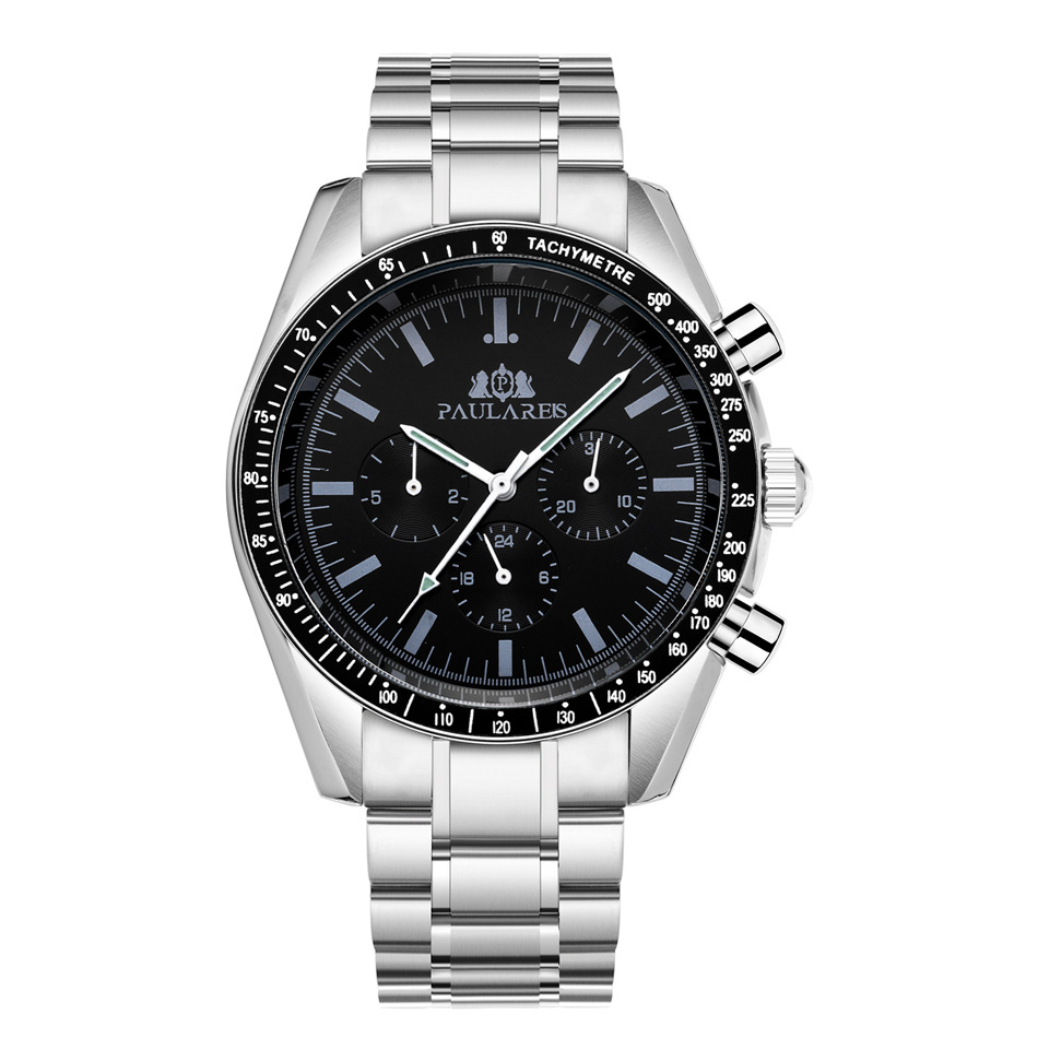 Fully Automatic Mechanical Multi-Function Strong Luminous Steel Strap Men's Watch AUTOMATIC WATCH_voghion.com