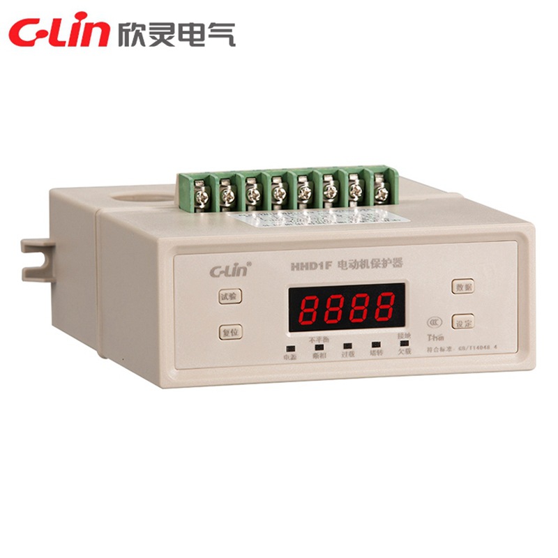 欣灵电动机保护器HHD1F-A/B/C过载断相 智能数显380V220V