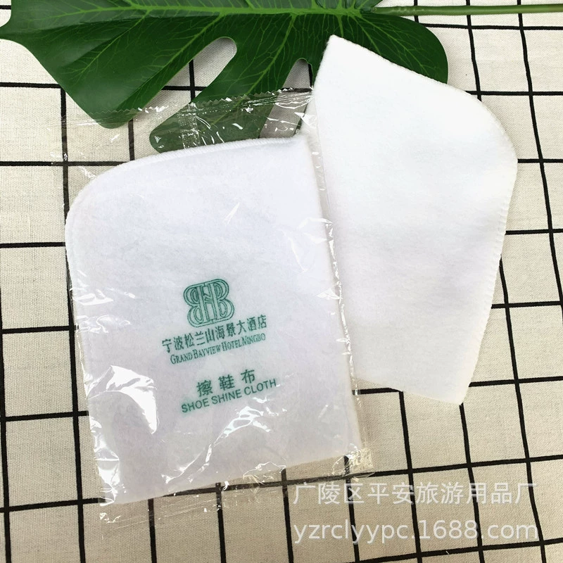 Одноразовая салфетка для полировки обуви, плюшевая салфетка для полировки обуви гостиницы и B&B, бумага для полировки обуви, салфетка для полировки обуви можно настроить с логотипом