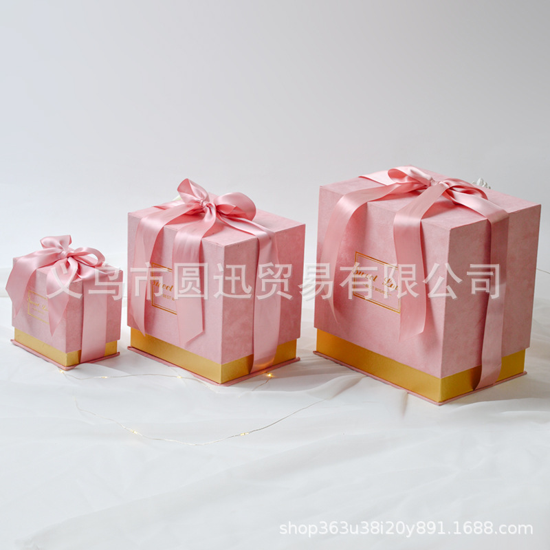 欧式网红创意丝绒喜糖盒子糖果包装盒礼物盒伴手礼盒礼品生日空盒