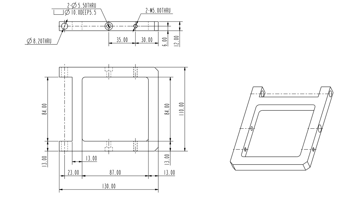 N95口罩机配件KN95口罩机配件框板LJ-LT40-12009