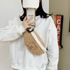 Cartoon brand demi-season chest bag, cute shoulder bag, small bag, belt bag, Korean style