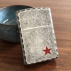 ZORRO Vintage Windproof Cigarette Lighter for Men, Creative Cigarette Lighter, Gift Set with Silver and Bronze Finish