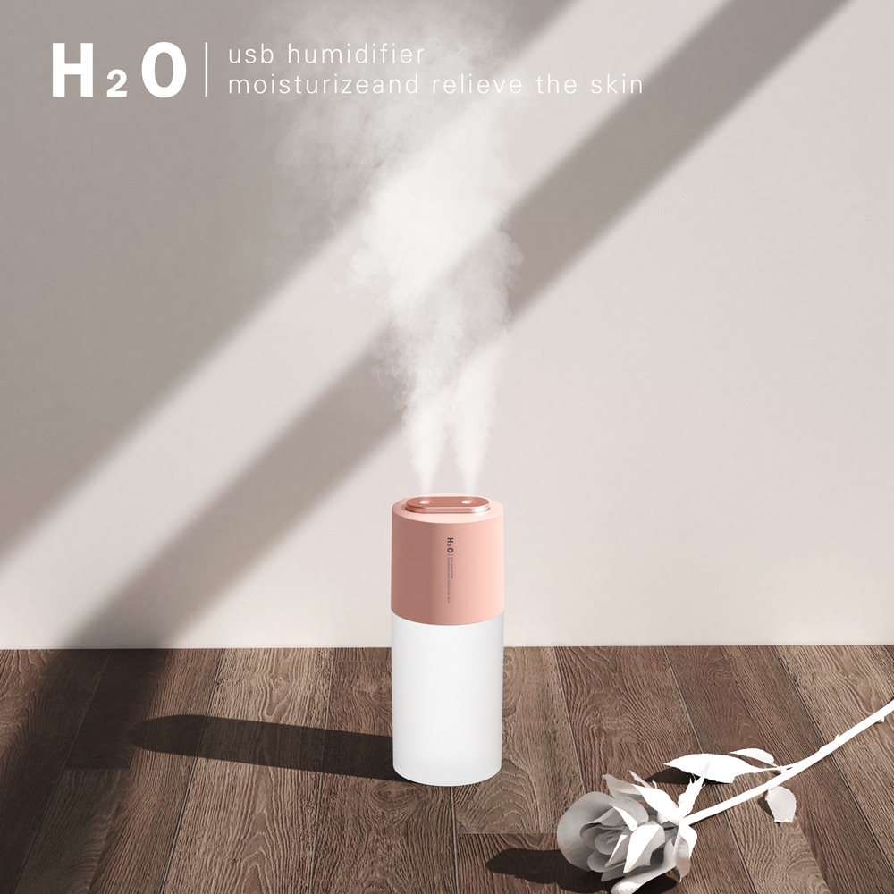 New Dual Jet USB Humidifier Silent Ultra...