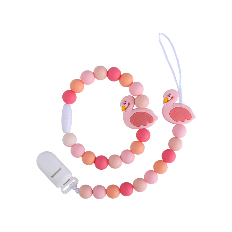 Explosivo bebé suministros plástico chupete clip bebé calmante silicona animal coche juguete mordedor cadena