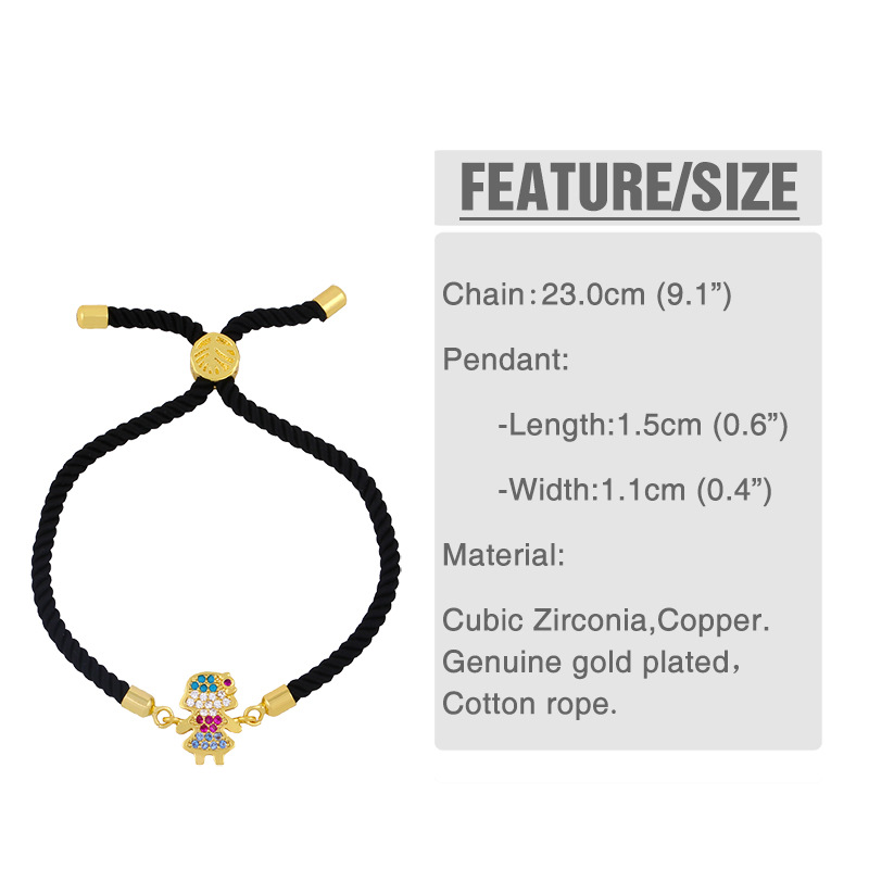 Fashion bracelet yiwu nihaojewelry wholesale Korean classic boy girl couple bracelet gift