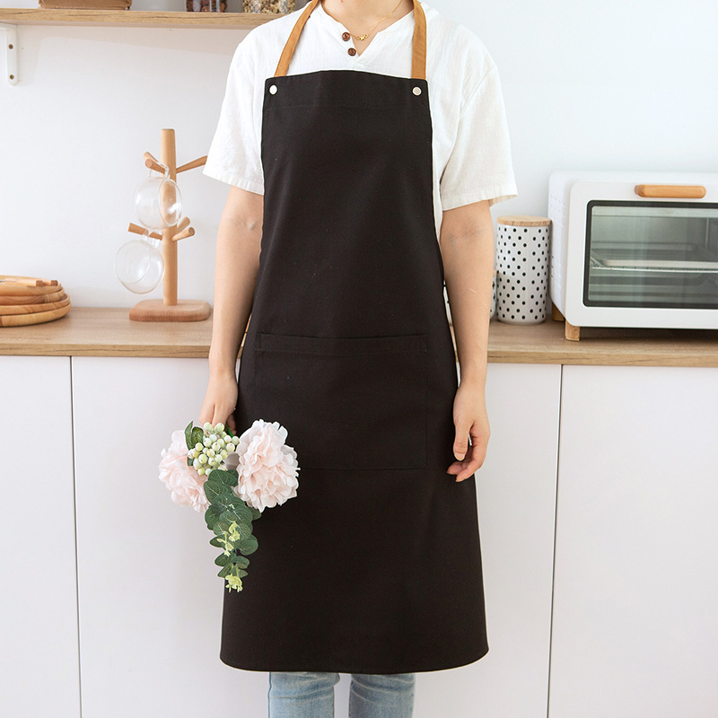 Delantal cocina casera lindo estilo japonés impermeable a prueba de aceite imprimible ropa de trabajo abrigo de moda de estilo coreano de las mujeres para adultos