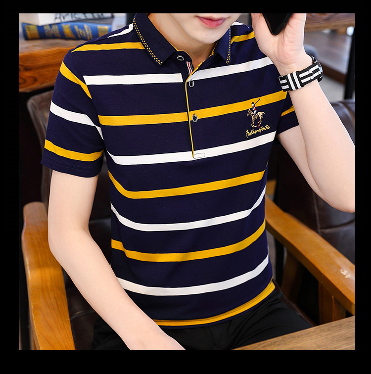 Polo homme en coton - Ref 3442983 Image 18