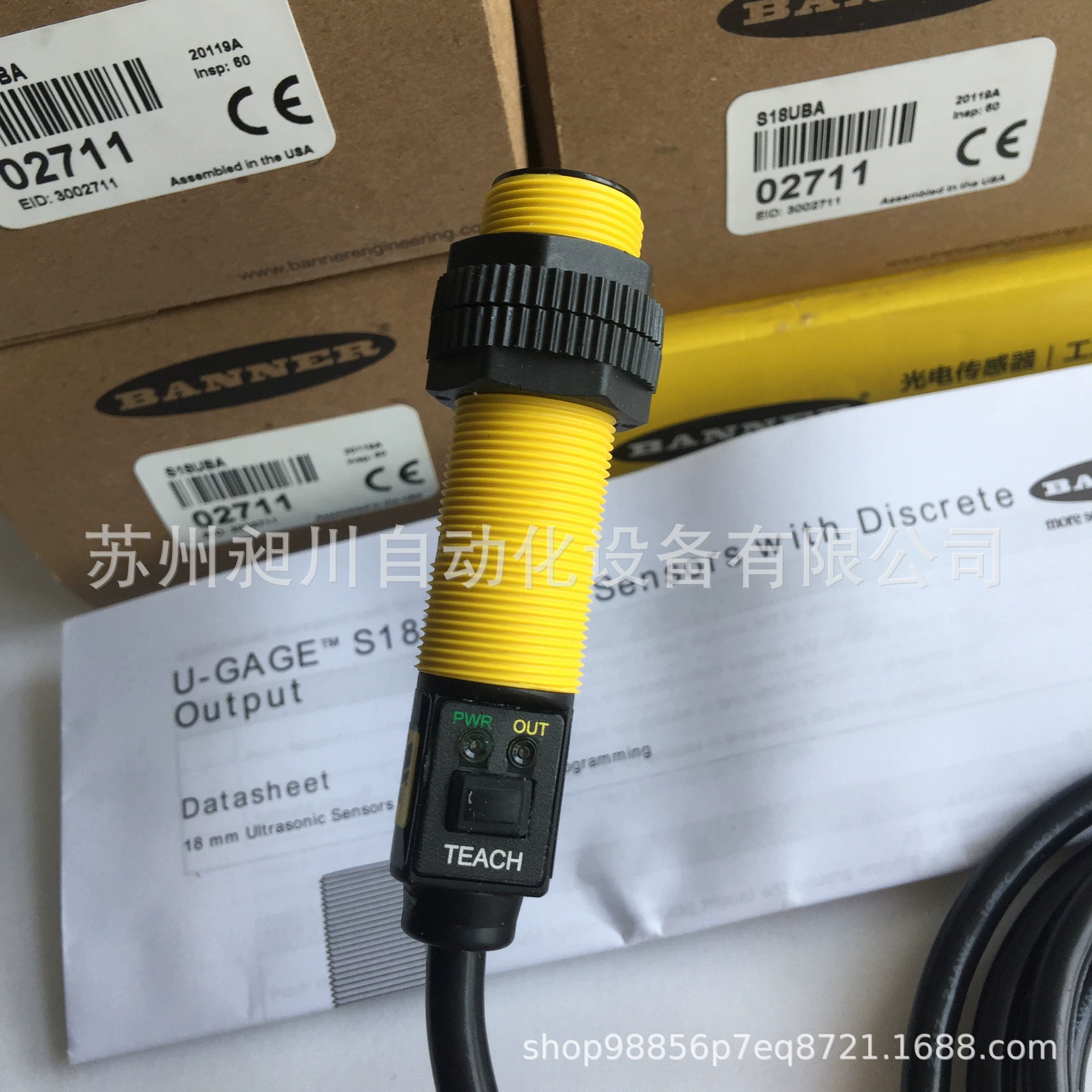 США BNNER Bonner S18UBA Ультразвуковой датчик переключения