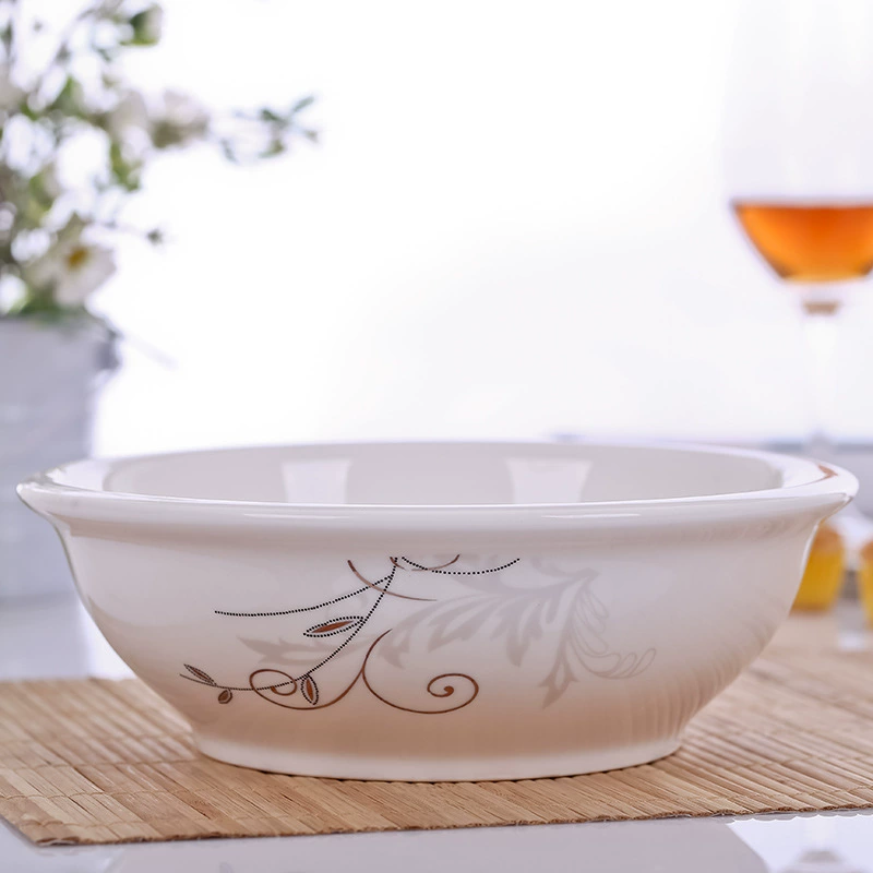 Свободная комбинация домашних блюд, Ceramic dishes с золотыми ветвями, столовые приборы, тарелка с рисом/лапша/суп/рыба, блюдо