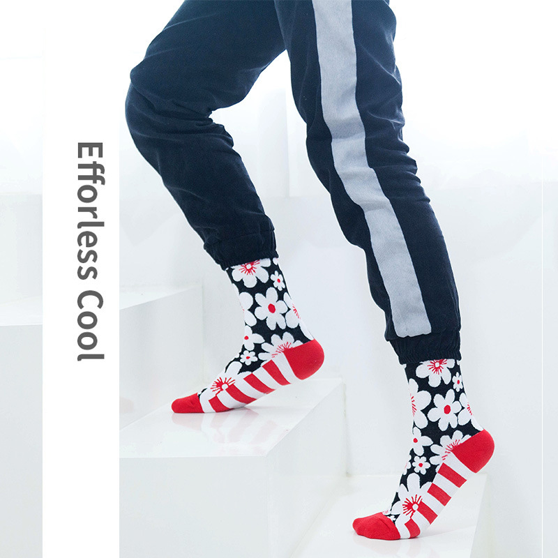 Unisex/Men and women can be combined in European and American composite colors socks