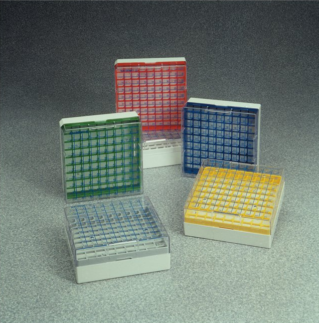 Nalgene耐洁81孔冻存管盒聚碳酸酯PC9x9适用1.2/2.0ml冻存管