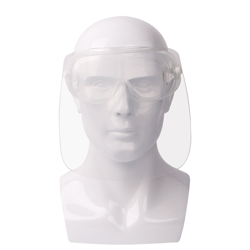 护目面罩护目镜眼罩防护镜隔离眼罩防飞沫阻隔液体护目防护屏男女