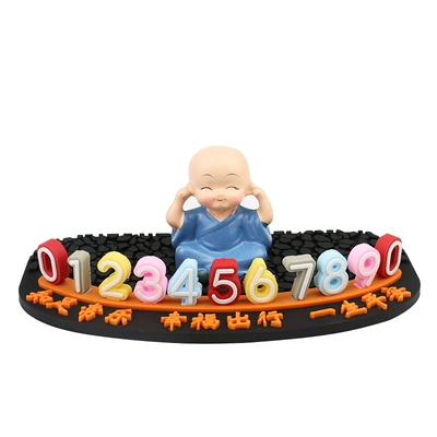 Car Moving Number Plate Car – Nömrəli dayanma kartı - chang-le-luminous-stop-sign-does-not-listen
