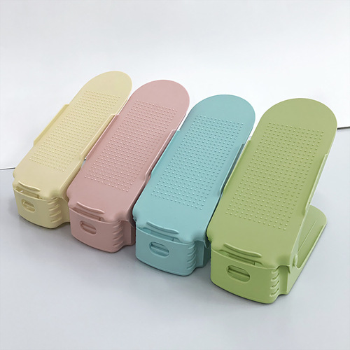 Shoe Stand Double Layer Shoe Rack Home Organizer DIY Adjustable Dorm Space-Saving Shoe Cabinet Shoe Storage Bracket