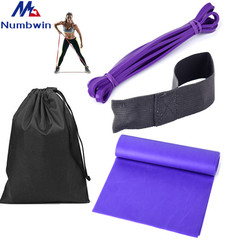 Latex Resistance Band Set of 4, 2080 Resistance Circle Yoga Resistance Band, Fitness Training Rope, Resistance Trainer Kit, Cross-border