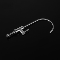 Water purifier single water SUS304 stainless steel faucet direct drinking faucet kitchen single cold American faucet gooseneck large curve