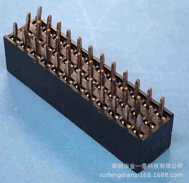 排母PH2.0 H6.35双排/三排180度