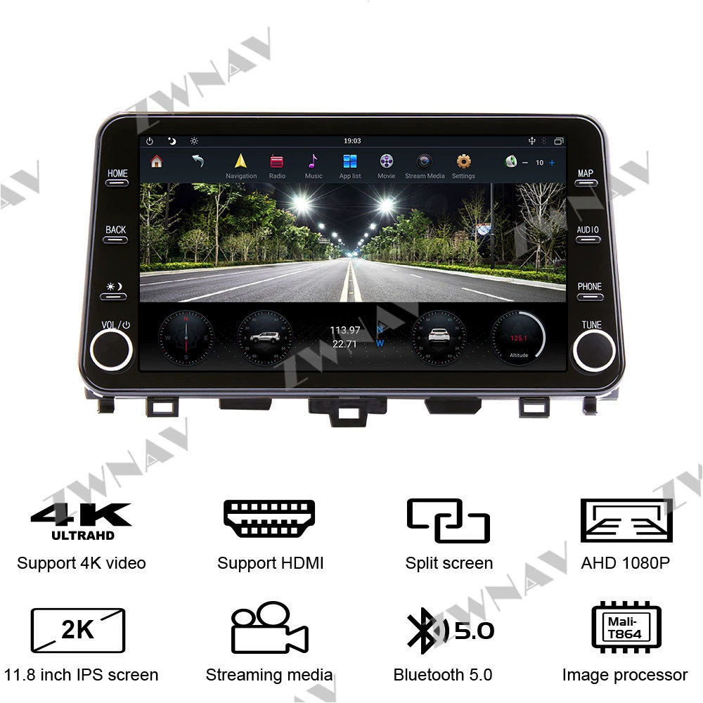 Подходит для Honda 10 поколения Accord/Yingshi School, модифицированный оригинальный автомобильный стиль, большой экран, навигация, Потоковое мультимедиа, все-в-одном