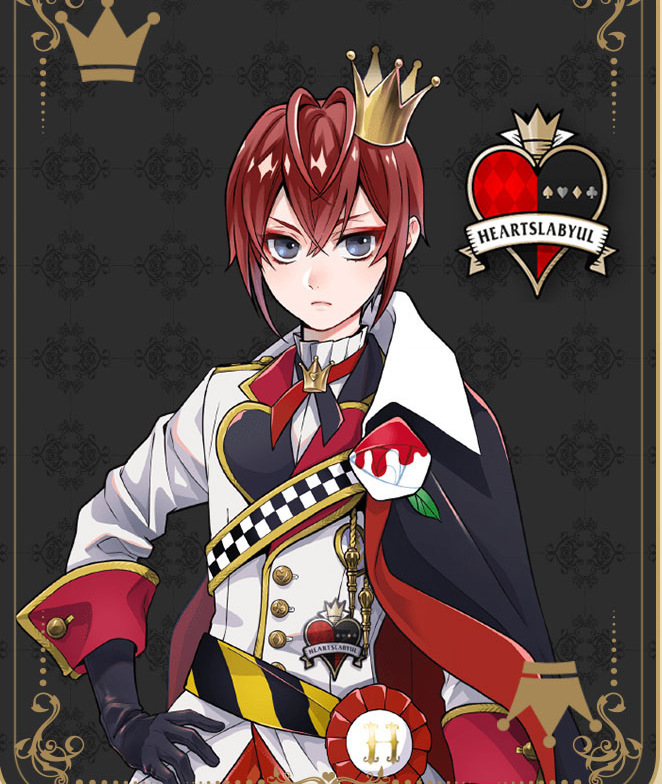 Imebel Trade Twisted Wonderland cos Alice in Wonderland Theme Riddle Clover Costume