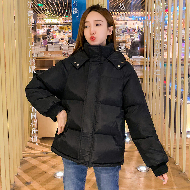 2020 nueva ropa de algodón coreana suelta ropa de pan de invierno de mujer abrigo corto chaqueta de algodón de moda