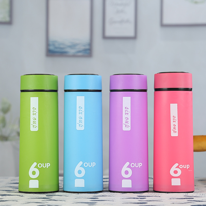 现货商务水杯双层塑壳杯玻璃喝水茶杯活动宣传礼品广告杯定制印字|ru