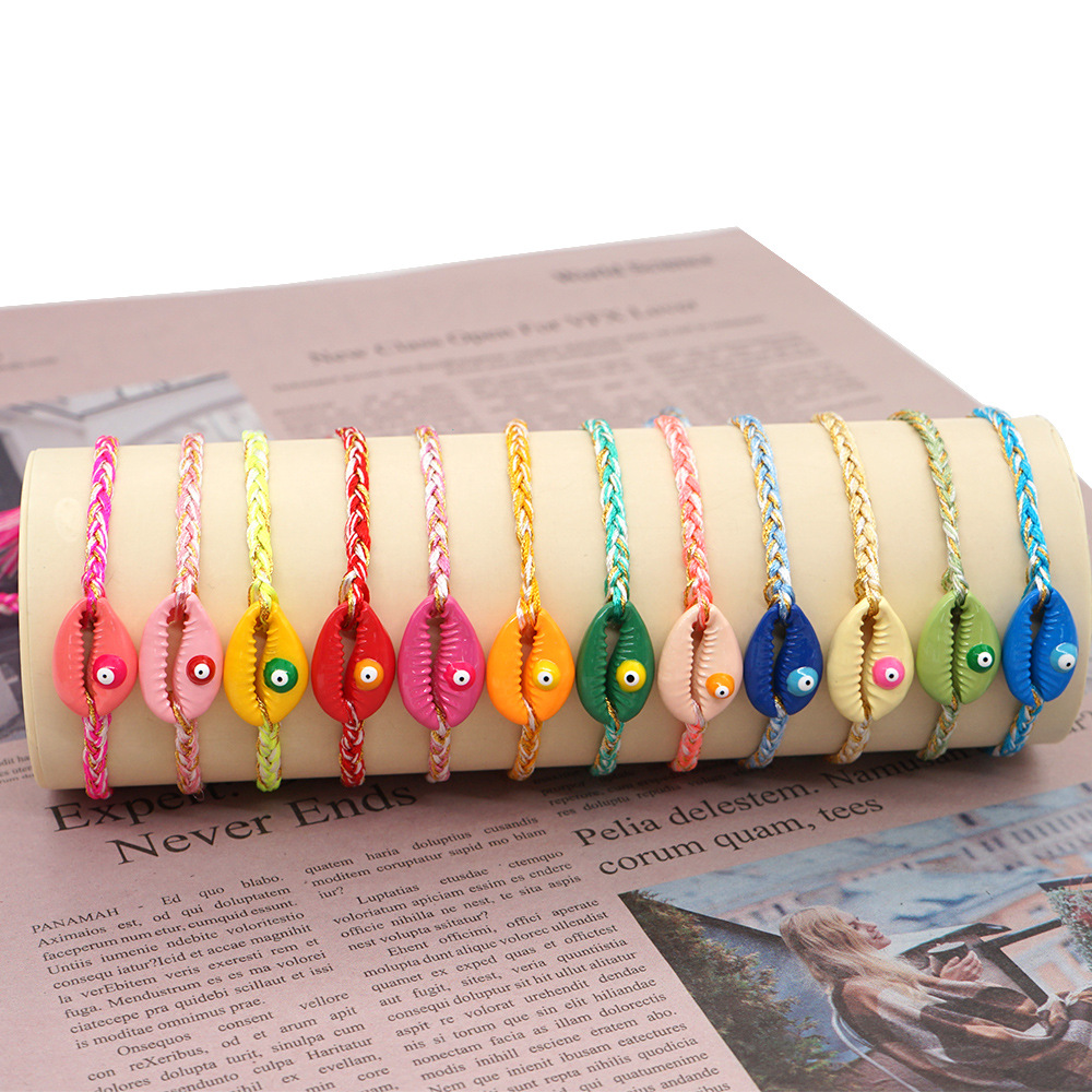 Explosive Small Commodities Simple Creative Ethnic Style Color Natural Shell Tassel Bracelet Handmade Jewelry Wholesale display picture 20