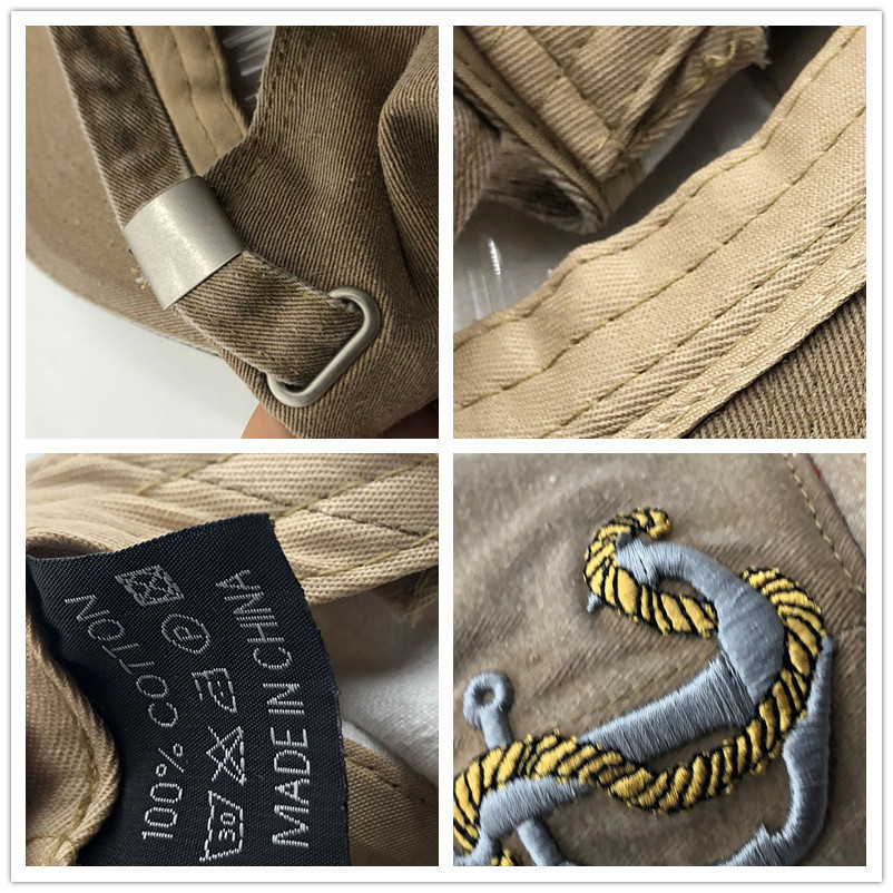 Herr baseballkeps i denim med broderat ankare_voghion.com