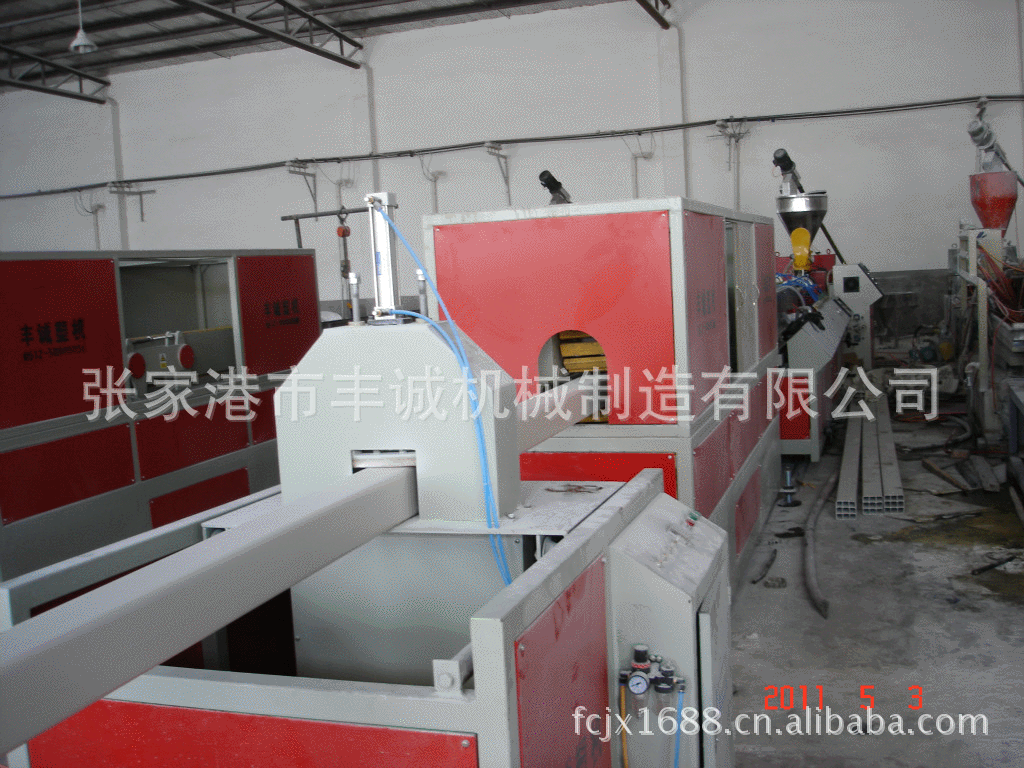 供应PVC型材生产线/通讯方管生产线 SJYF3型塑料挤出生产线