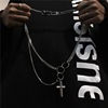 Tide, accessory hip-hop style, necklace suitable for men and women, European style