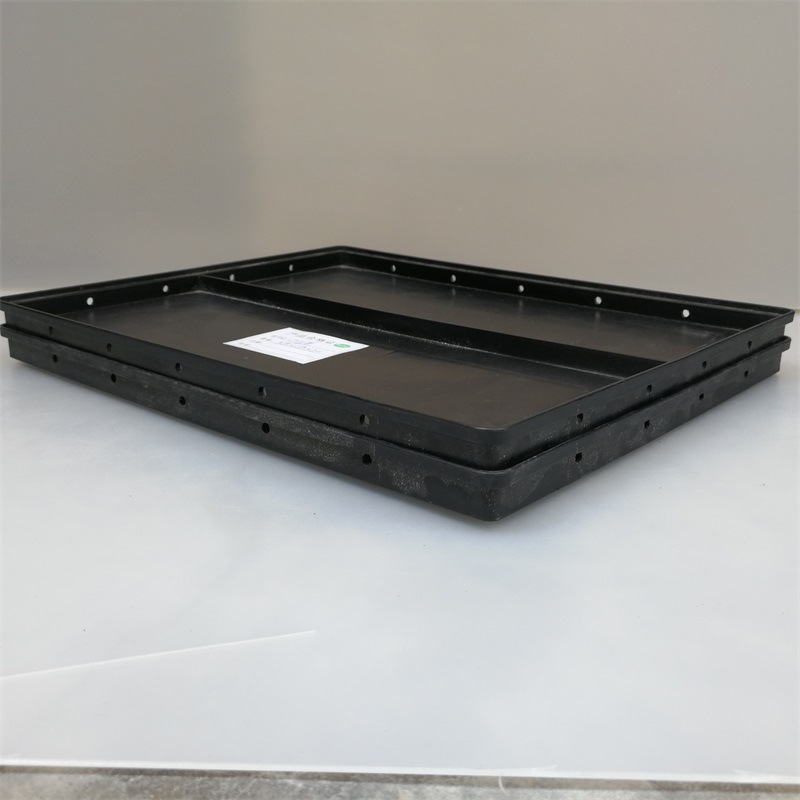 广州直发塑料周转盒 长方形防静电塑料胶盘 五金零件收纳盒方盘