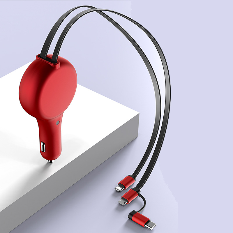 Direktes PD skalierbares Autoladegerät, schnell, eins bis drei, zwei QC3.0-Blitzladekonverter_voghion.com