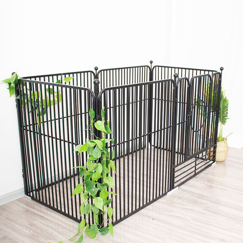 Manufacturer all-around pet fence kennel pet barrier small medium large pet fence square tube dog fence