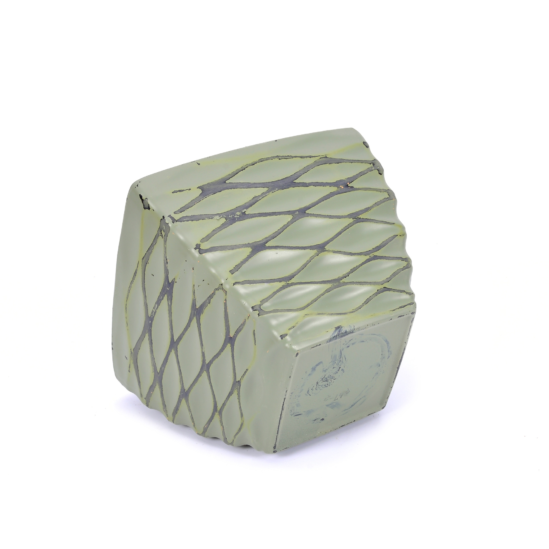 The manufacturer's aged effect: 3-sized concave square plastic flowerpots, succulent flowerpots, aged square flowerpots, and porcelain imitation detail image 5