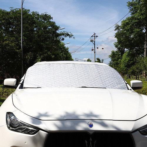 Car snow shield, sun visor, front windshield cover, snow shield and anti-snow cloth, winter window protection frost and anti-freeze cover