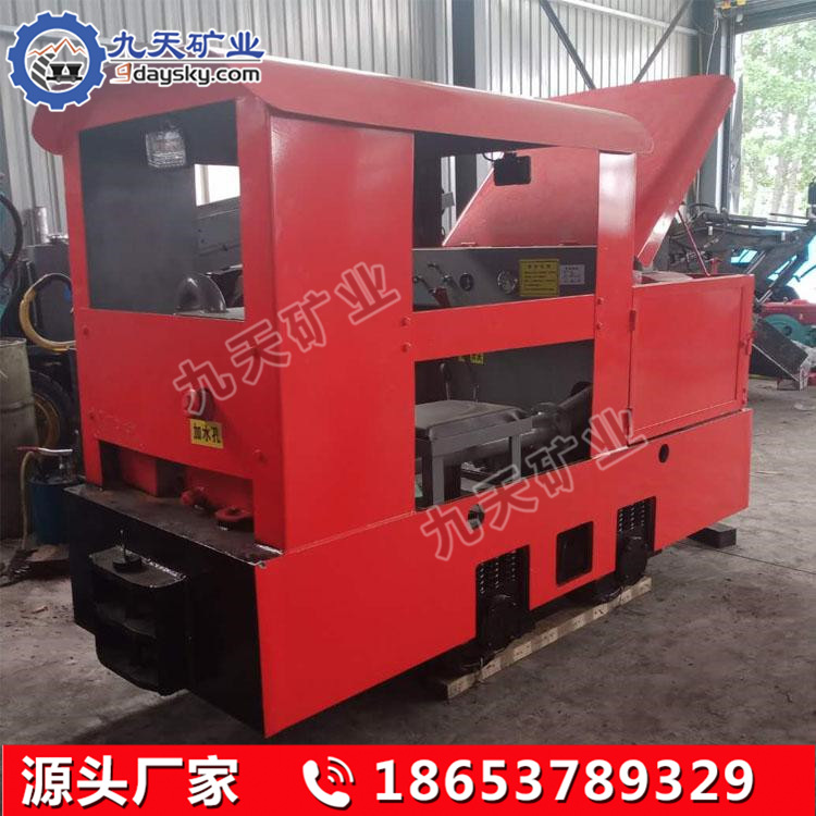 矿用防爆柴油机钢轮普轨机车 九天供应牵引车 3吨柴油机车