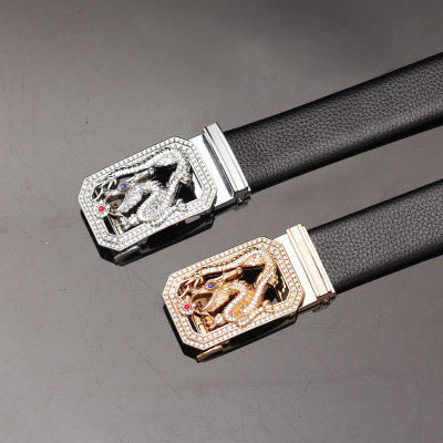 男士皮带 十二生肖合金点钻扣头 爆款 时尚百搭 青年流行腰带|ms