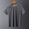 motion Quick drying Fitness clothing Elastic force Sweat Foreign trade Short sleeved Ultralight ultrathin run outdoors Athletic Wear lovers