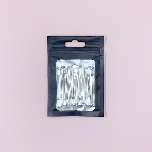 Frosted pink window yin and yang ziplock bag, jewelry aluminum foil bag, mobile phone case plastic bag, fishing gear accessories packaging bag