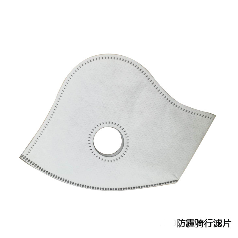 工厂直销防雾霾防PM2.5骑行口罩滤片 成人大立体口罩配件
