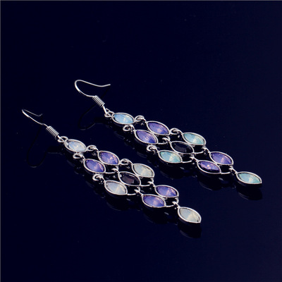 创意个性拉长玉石耳钉 厂家直销耳饰品 旅游纪念耳饰耳钉现货批发|ru