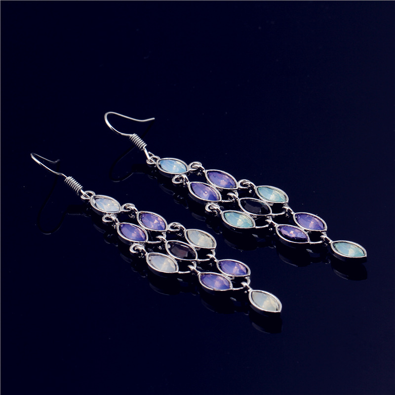 创意个性拉长玉石耳钉 厂家直销耳饰品 旅游纪念耳饰耳钉现货批发|ru