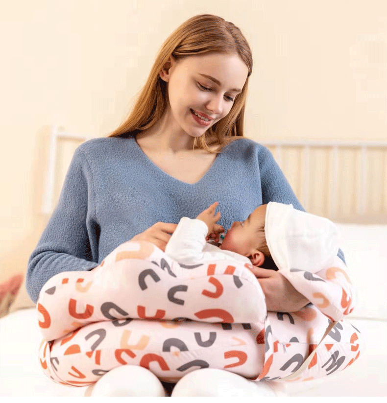 哺乳枕头多功能婴儿喂奶枕u型喂奶神器孕妇坐月子护腰横抱垫子